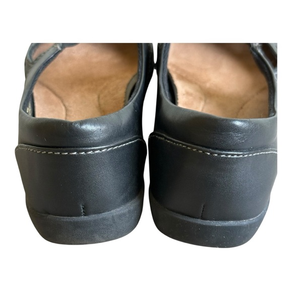Earth Origins Black Perforated Florence Mary Jane Comfort Walking Shoes Size 7 - Picture 6 of 14